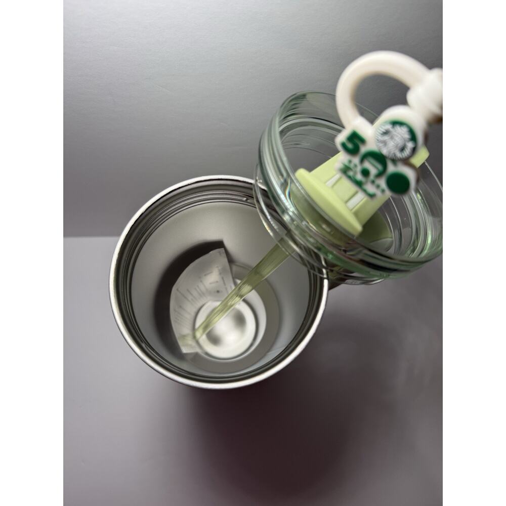 Stanley X Starbucks Thailand 500 Stores Anniversary Green 40oz Tumbler BNWT - Picture 6 of 7